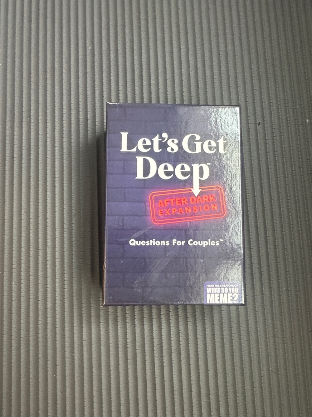 Let's Get Deep After Dark Expansion Card Game – Purple